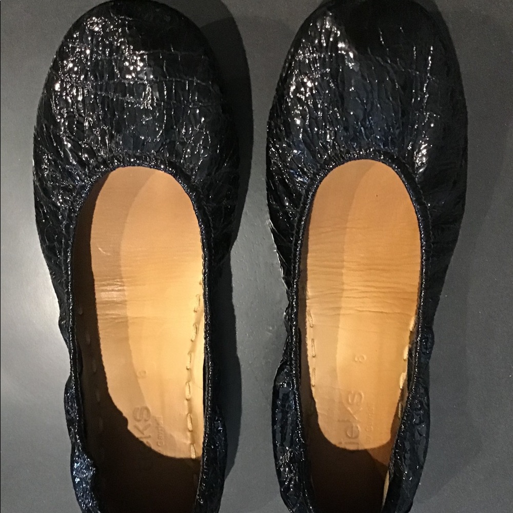 Tieks Obsidian Black Patent